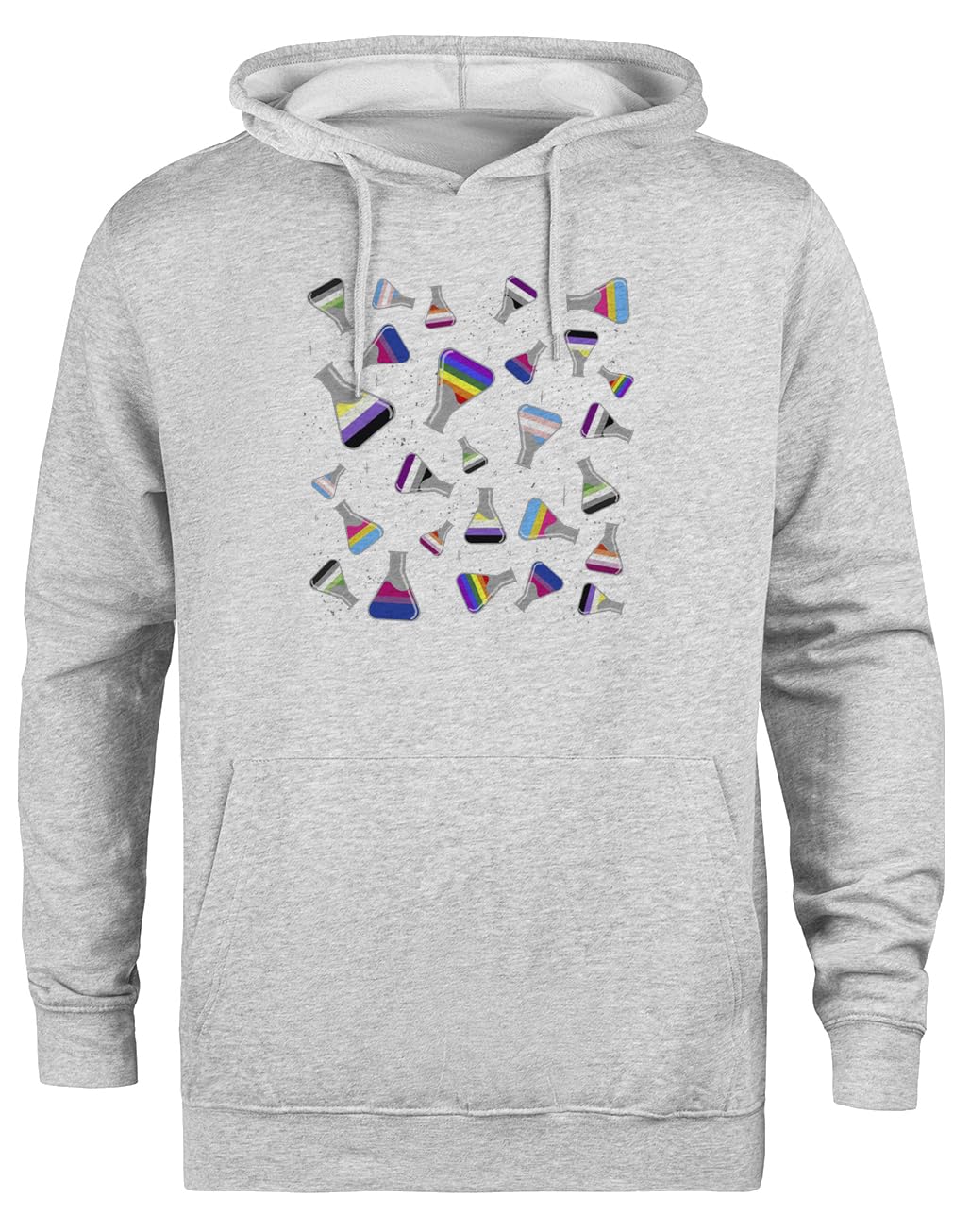 Duma Chemia Ciemna Ekologiczna Bluza Z Kapturem Unisex W Szarym Kolorze