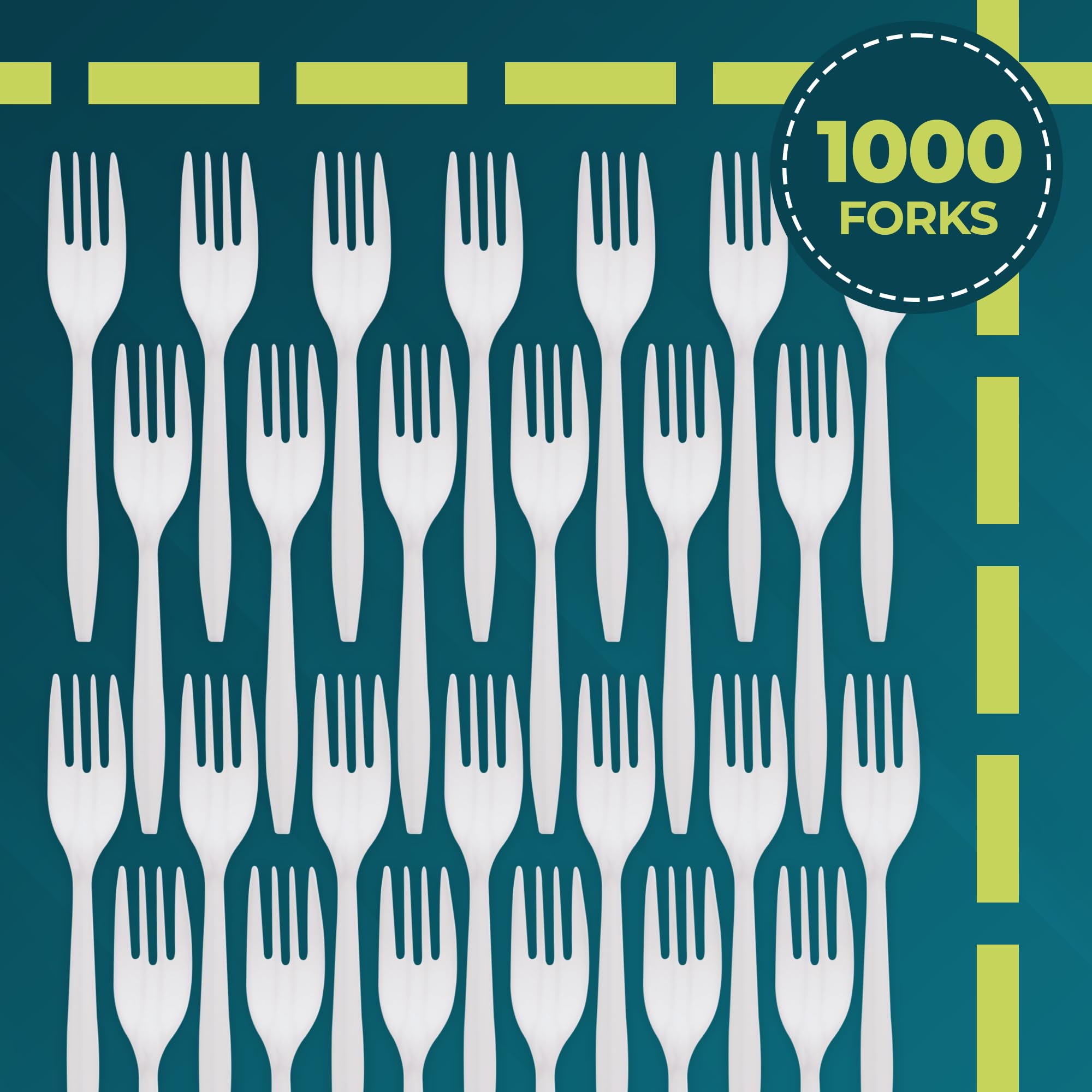 Individually Wrapped Forks Bulk Disposable Cutlery 1000 Individually Wrapped Plastic Forks – Bulk ...