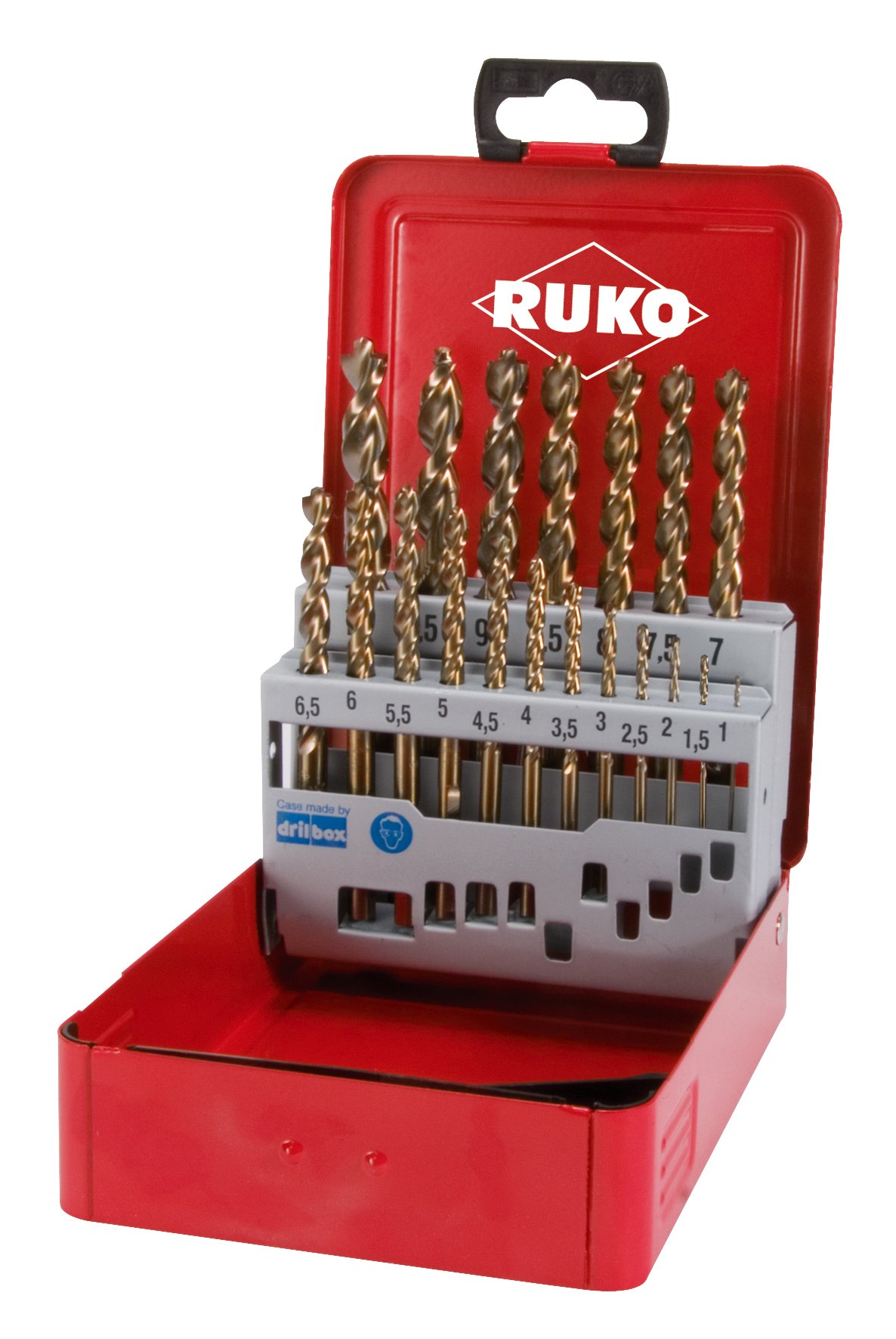 Ruko 214614 zestaw wierteł spiralnych TURBO