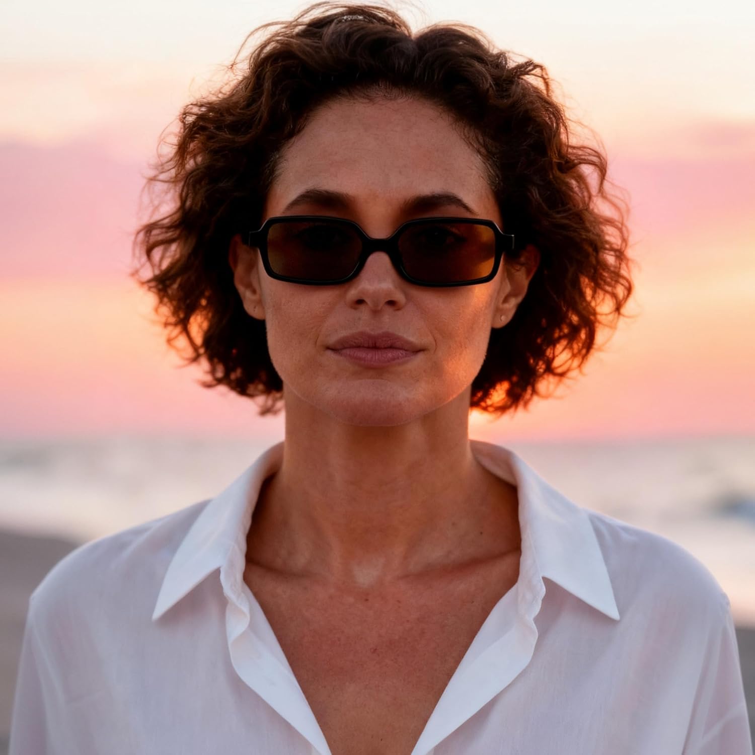 Pro Acme Retro Rectangular Sunglasses for Women and Men UV400 Protection Small Square 90s Vintage Fashion Sun Glasses - Image 2