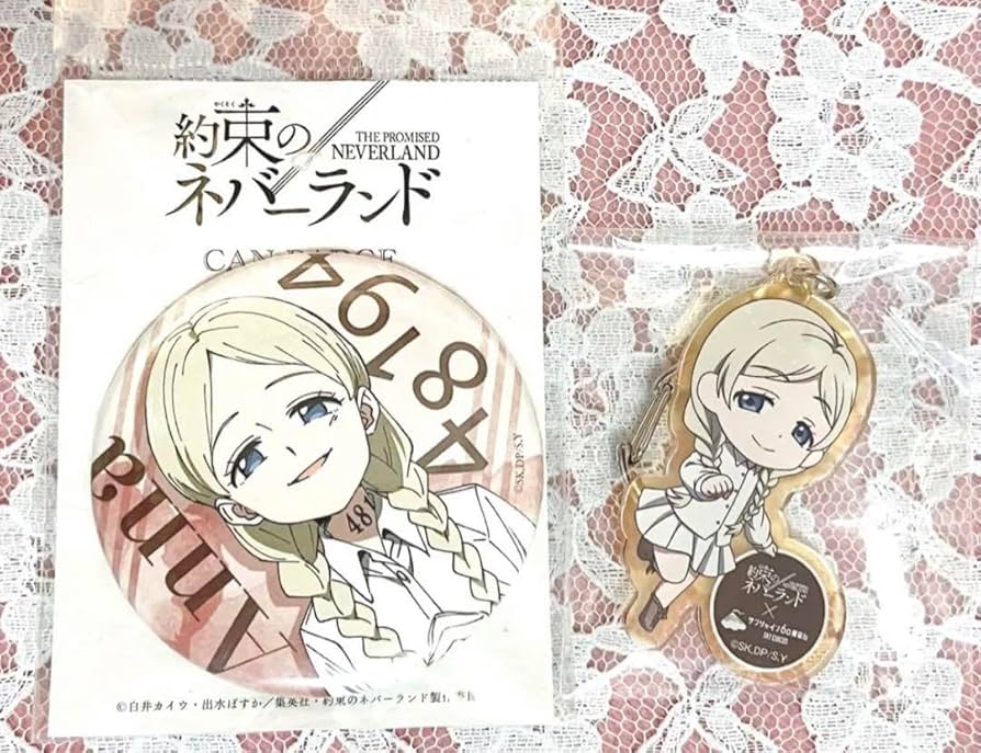 約束のネバーランド ノーマン アクリルスタンド 缶バッジ アクリルス