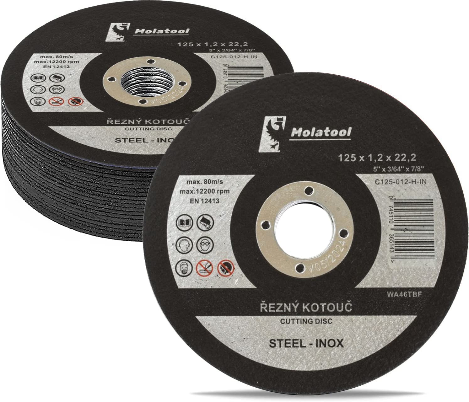 Disco Abrasivo Metallo 25 Dischi Da Taglio Merryland 180x1.6 Mm - Foto 11