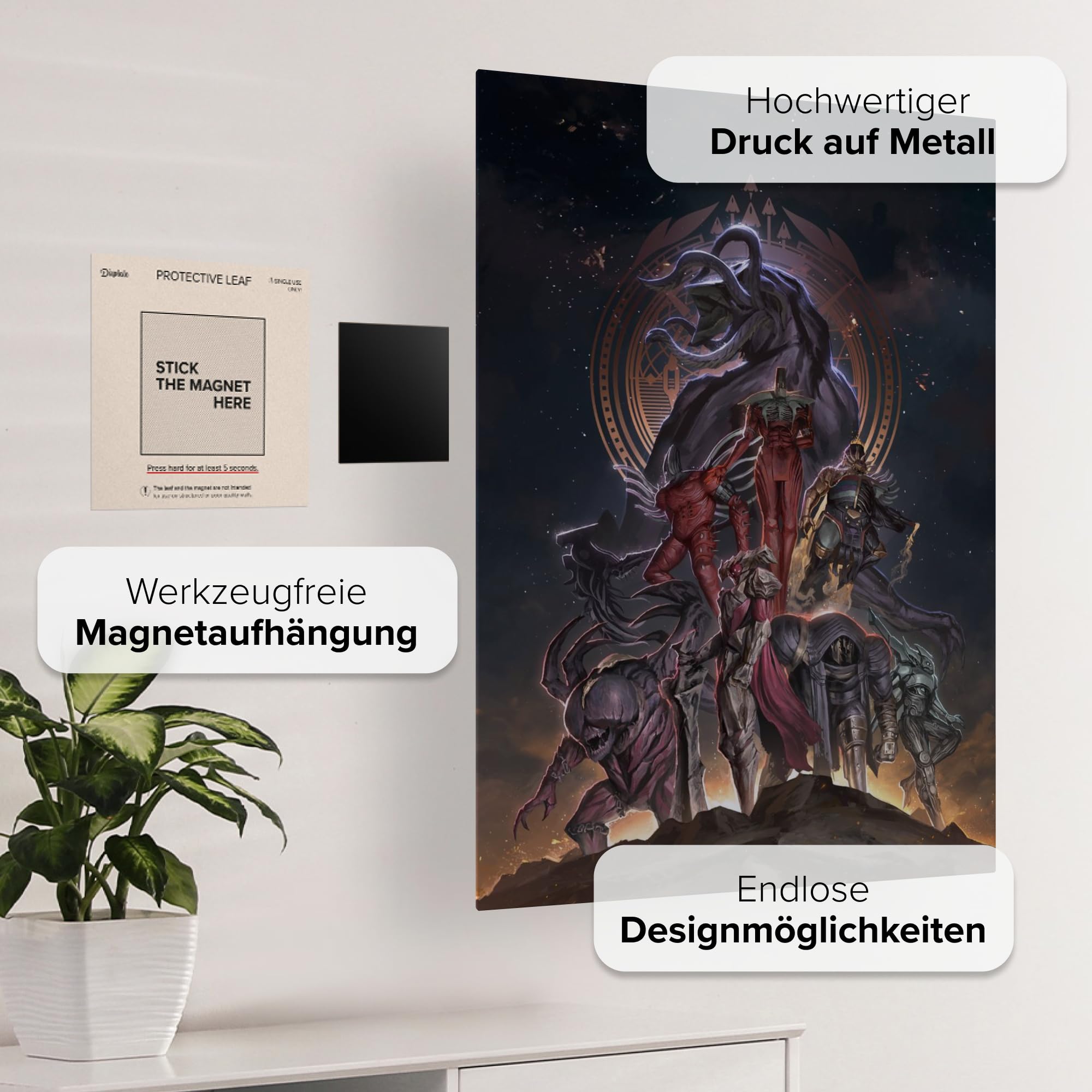 Amazon.com: Displate Official Destiny Metal Poster Magnetic