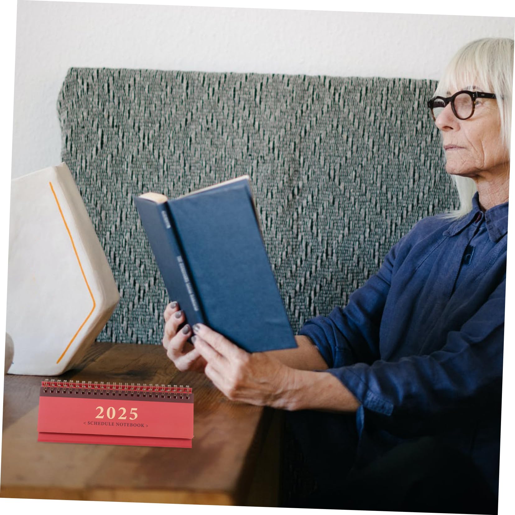 Housoutil 4 Pezzi Scrivania Orizzontale Mini Compatto per Ufficio e Aula Planner Elegante e Portatile per Organizzazione Quotidiana
