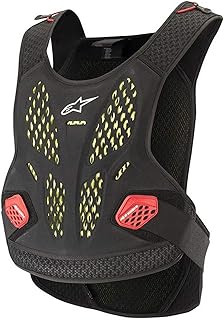 Alpinestars Sequence - Protector de Pecho, Color Negro, Blanco y Rojo