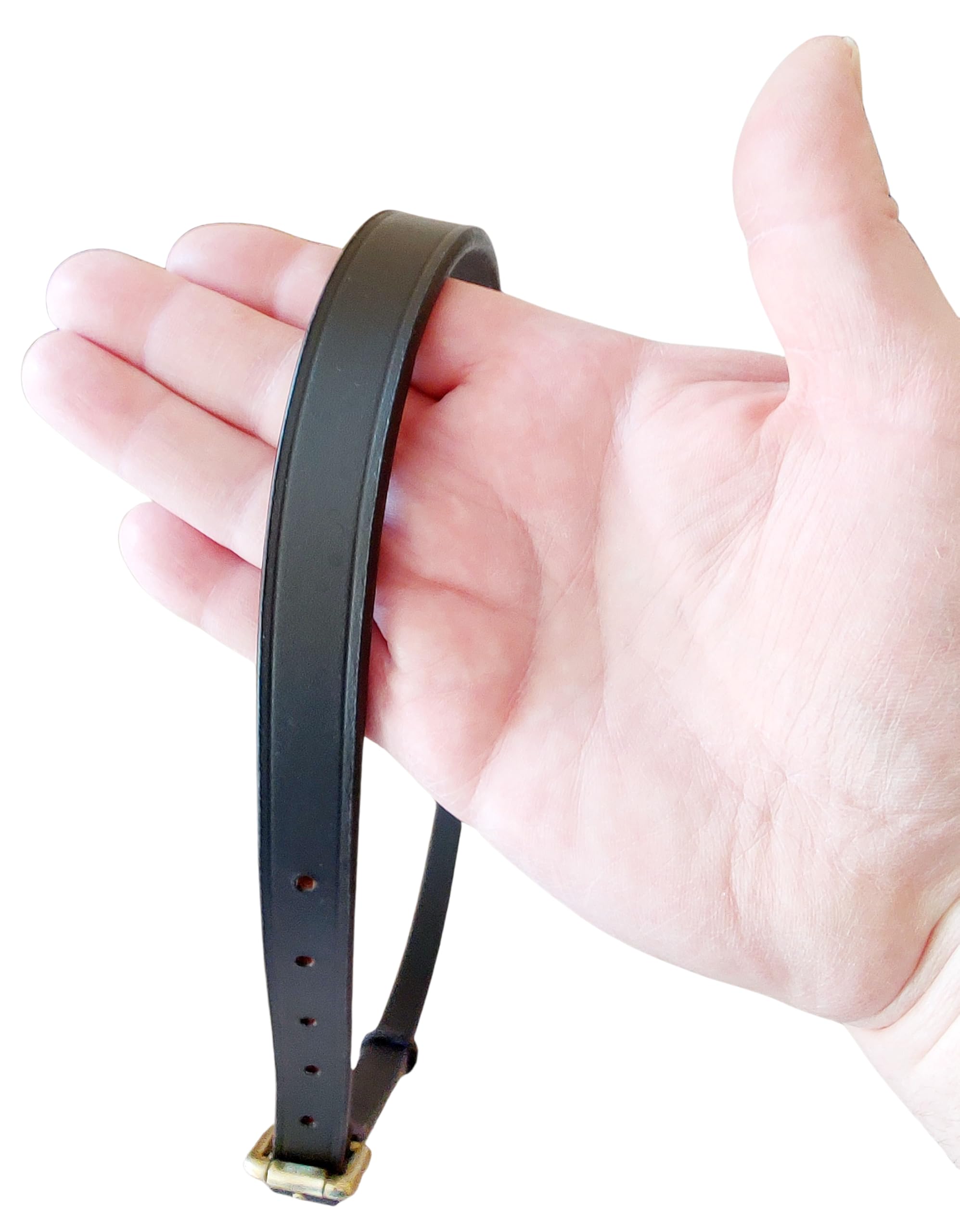 Leder-Halsriemen fürs Pferd – Verstellbarer Halsring als Balancehilfe & Sicherheitsriemen für Reiter – Reithilfe für einen sicheren Sitz, Pony, Cob/Full