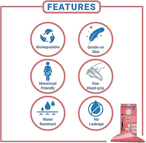 Miniatura 5 de PINDIA - Dispositivo portátil para orinar para mujer  Embudo de orina desechable reciclable  Viajes, camping, senderismo y actividades al aire libre