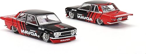 Miniatura 1 de Datsun 510 Pro Street Advan Yokohama (por Jun Imai) Kaido House 164 Modelo fundido a presión para automóvil en miniaturas KHMG032