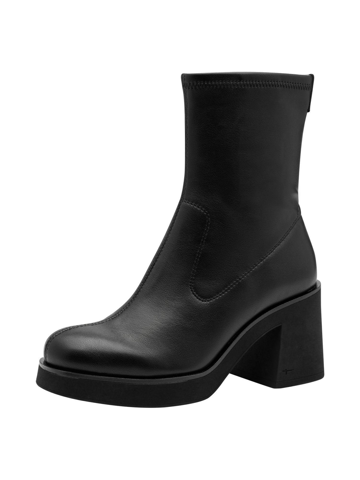 Tamaris Women's Boot Heel 1-25313-45 Ankle Boots, black, 4 UK