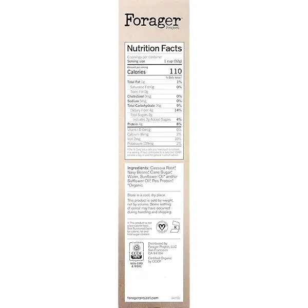 FORAGER PROJECT Organic Plain Grain Free Cereal, 7 OZ 2