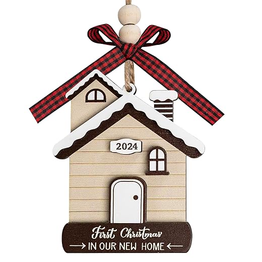 Housewarming Gifts for New House Christmas Ornament 2023 House Warming Gifts New Home Christmas Ornament for New Home Owners Gift Ideas Housewarming Decor(3.3 * 4 Inch)