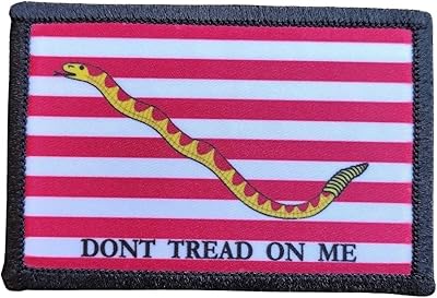 First Navy Jack Flag Morale Patch Removable Hook and Loop for Molle Gear, Operator Hat, Rucksack, Pack Bag, Backpack, Made in The USA