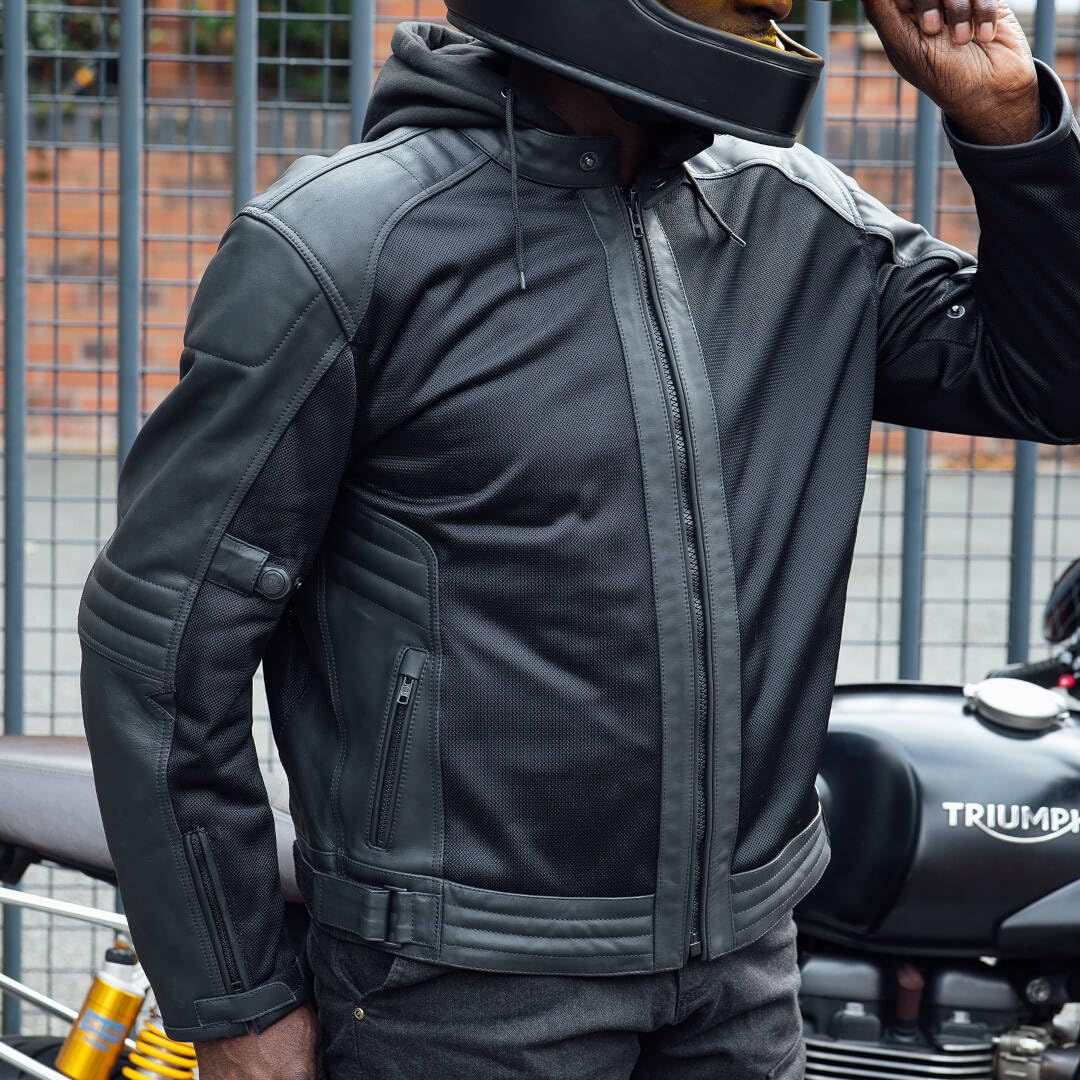 Merlin Rigger D3O Mesh Kurtka tekstylna motocyklowa, czarny, M