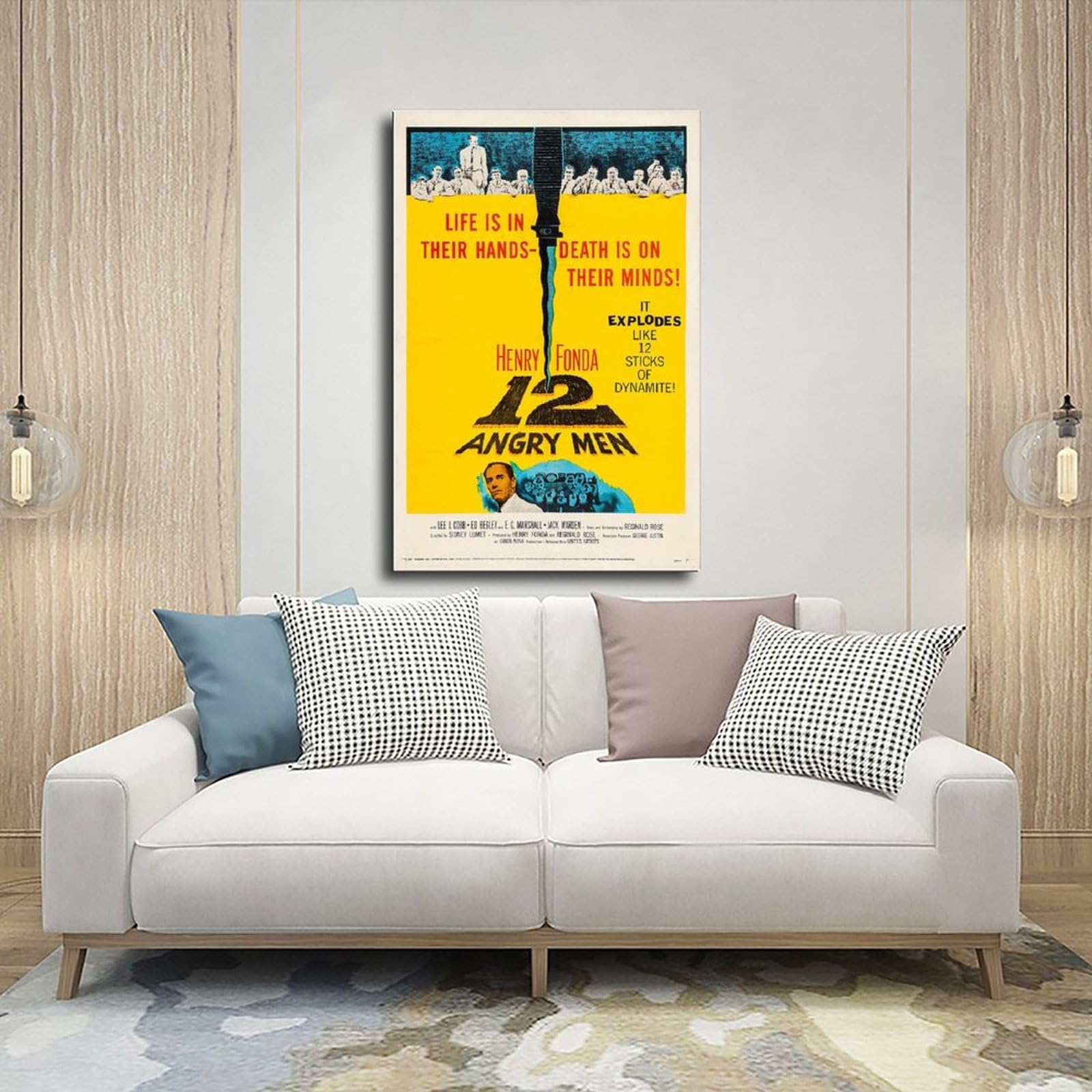Affiche Film 12 Hommes En Colère - Poster HQ 40x60cm - Papier - Neuf