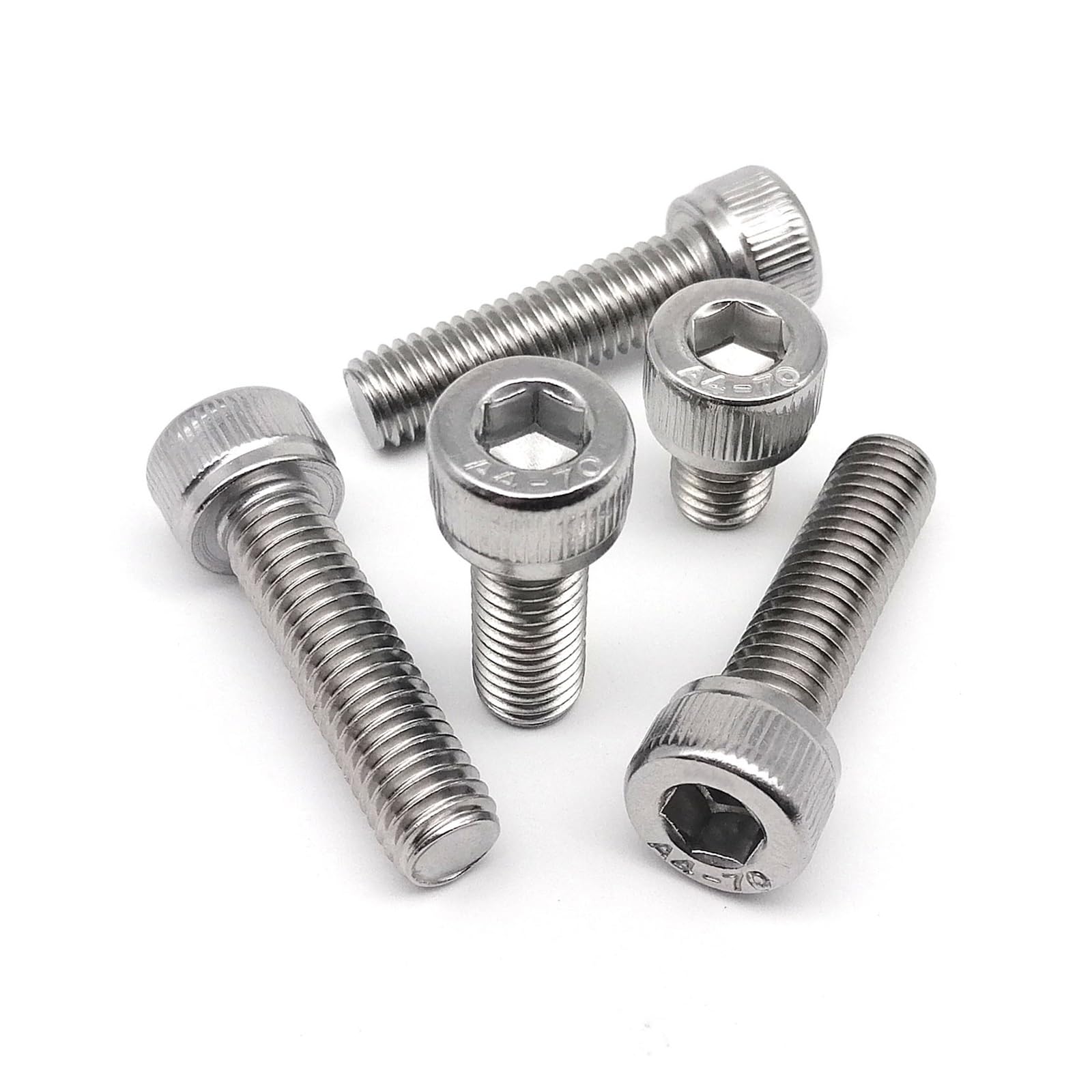 六角ボルトユニクロム半ネジ サイズM20×70 2本入 - 大工道具・金物の M20 x 2.5 長さ 70mm 穴径 10mm 1本入 六角中空ボルト 304ステンレス鋼