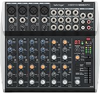 Behringer Xenyx 1202SFX 12-Channel Analog Streaming Mixer with USB, 4 Mic Preamps & 3-Band EQ