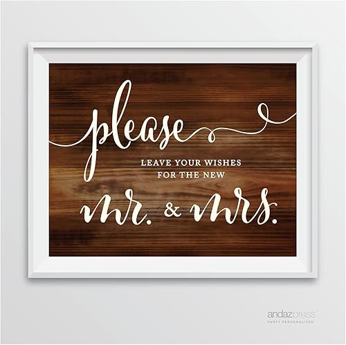 Miniatura 44 de Andaz Press Letreros para fiesta de boda, impresión de madera rústica, 8.5 x 11 pulgadas, The Hangover Only Lasts a Day But the Memories Last a