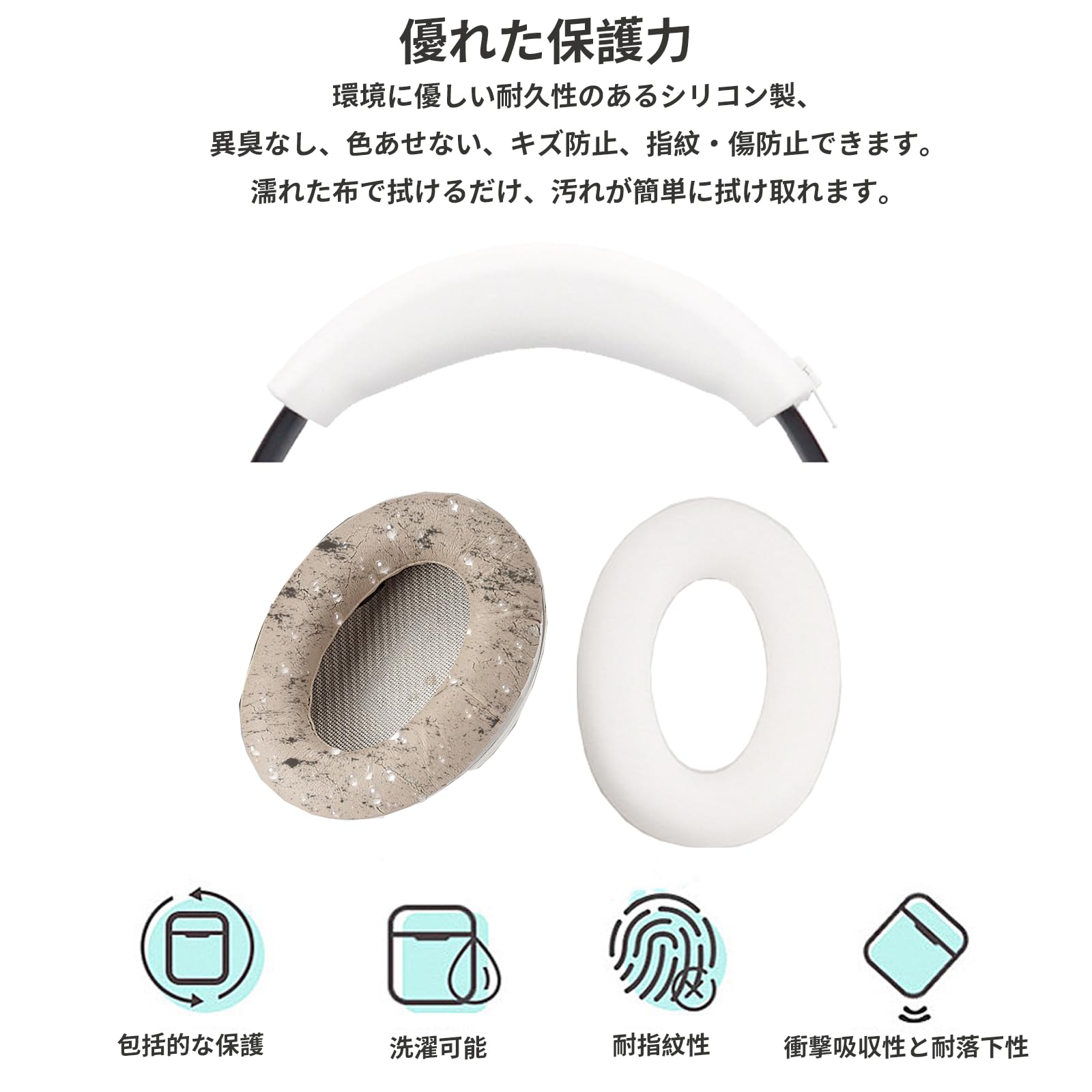 Amazon | For INZONE H7 WH-G700 用 カバー ケース（ ヘッドバンド