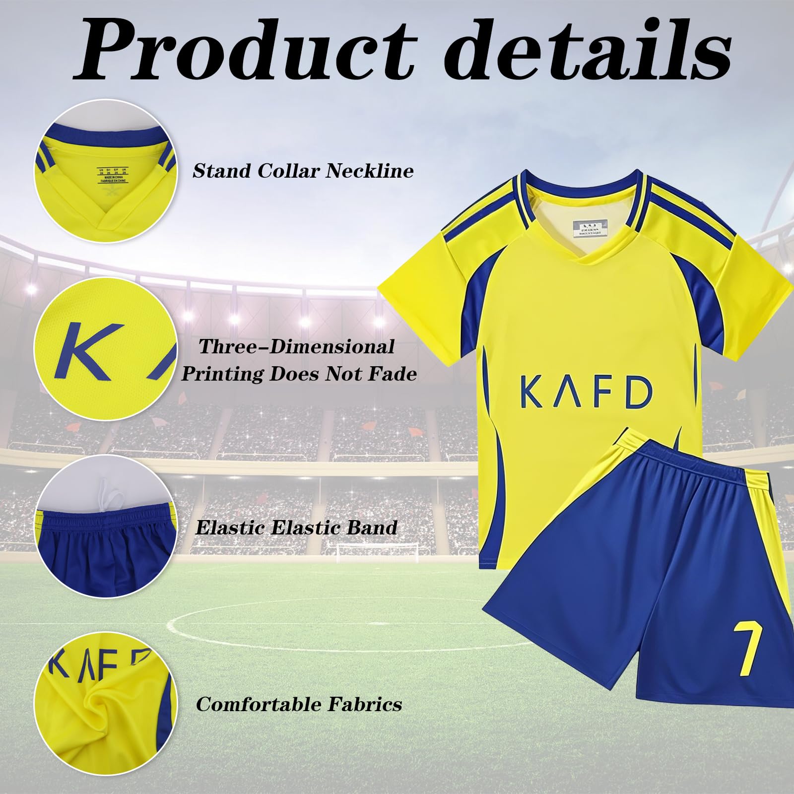 Okdance Kit da calcio per bambini, nuovo kit da calcio per ragazzi, maglia da calcio per casa e fuori casa, set di abbigliamento da allenamento regalo per ragazzi e ragazze