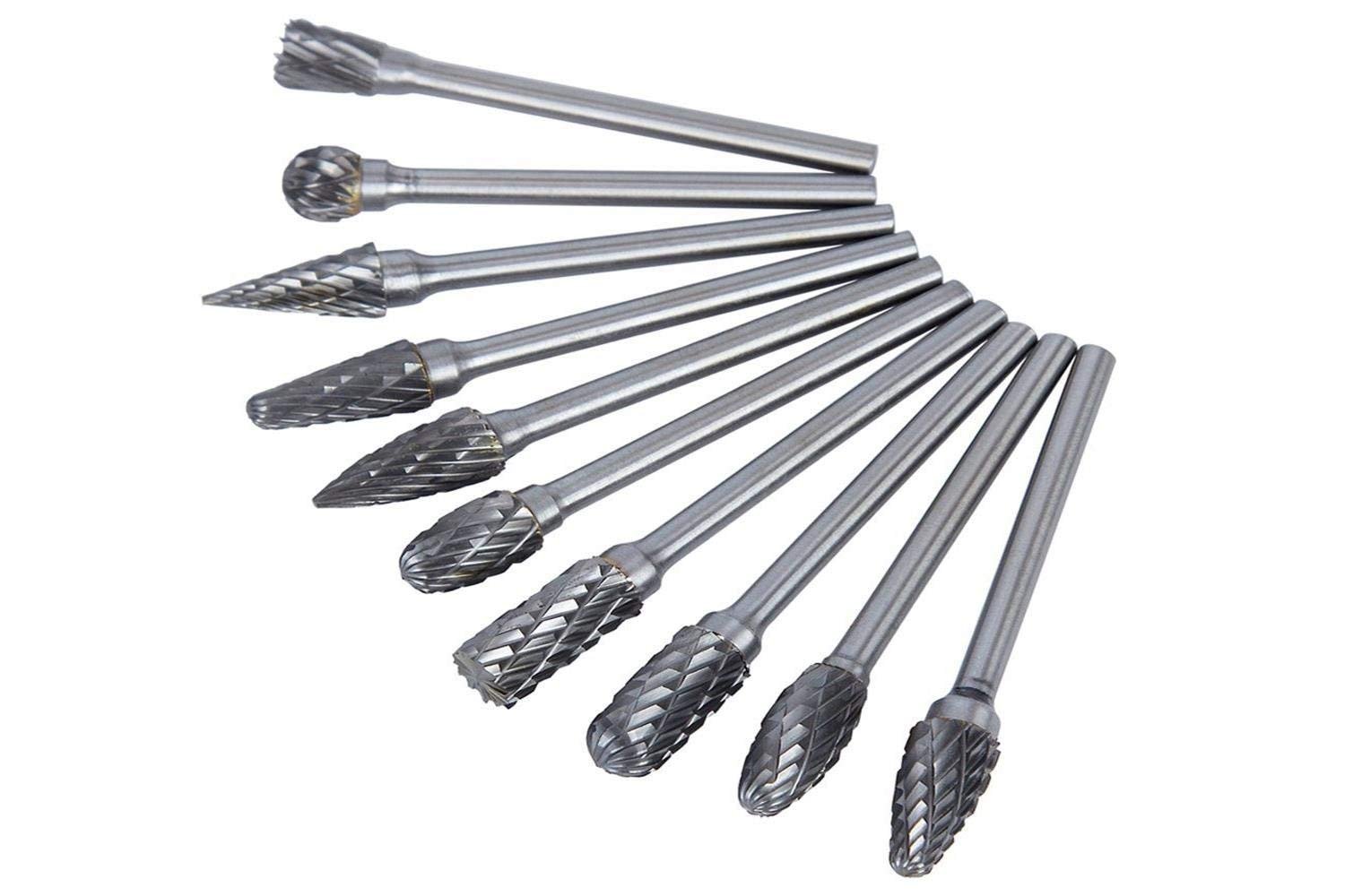 JERN Tungsten Steel Yg8 Carbide Rotary Burr 6 mm Head Diameter -10 Pieces (B08P9ST3CY) Amazon Price History, Amazon Price Tracker