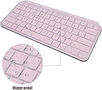 Vista 4 de co2CREA Cubierta suave compatible con teclado iluminado minimalista Logitech MX Keys Mini