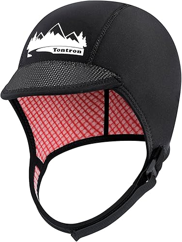 Tontron Gorra de neopreno para deportes acuáticos de 0.118 in para kayak, rafting, surf, SUP, buceo y natación