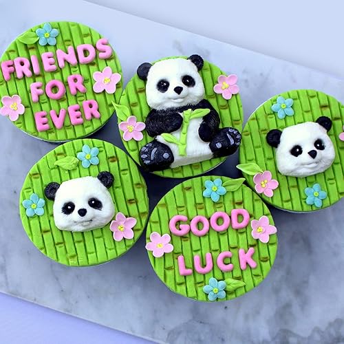 Miniatura 7 de Katy Sue Molde de silicona Panda para decoración de pasteles y manualidades