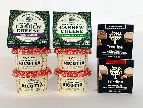 Queso Treeline - Surtido de Quesos Veganos - Parmigiana, Pasta Mangia!