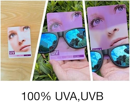 Vista 5 de Gafas de sol polarizadas de madera retro, marco de acabado mate de estilo fresco con patillas de madera para hombres y mujeres, regalos perfectos