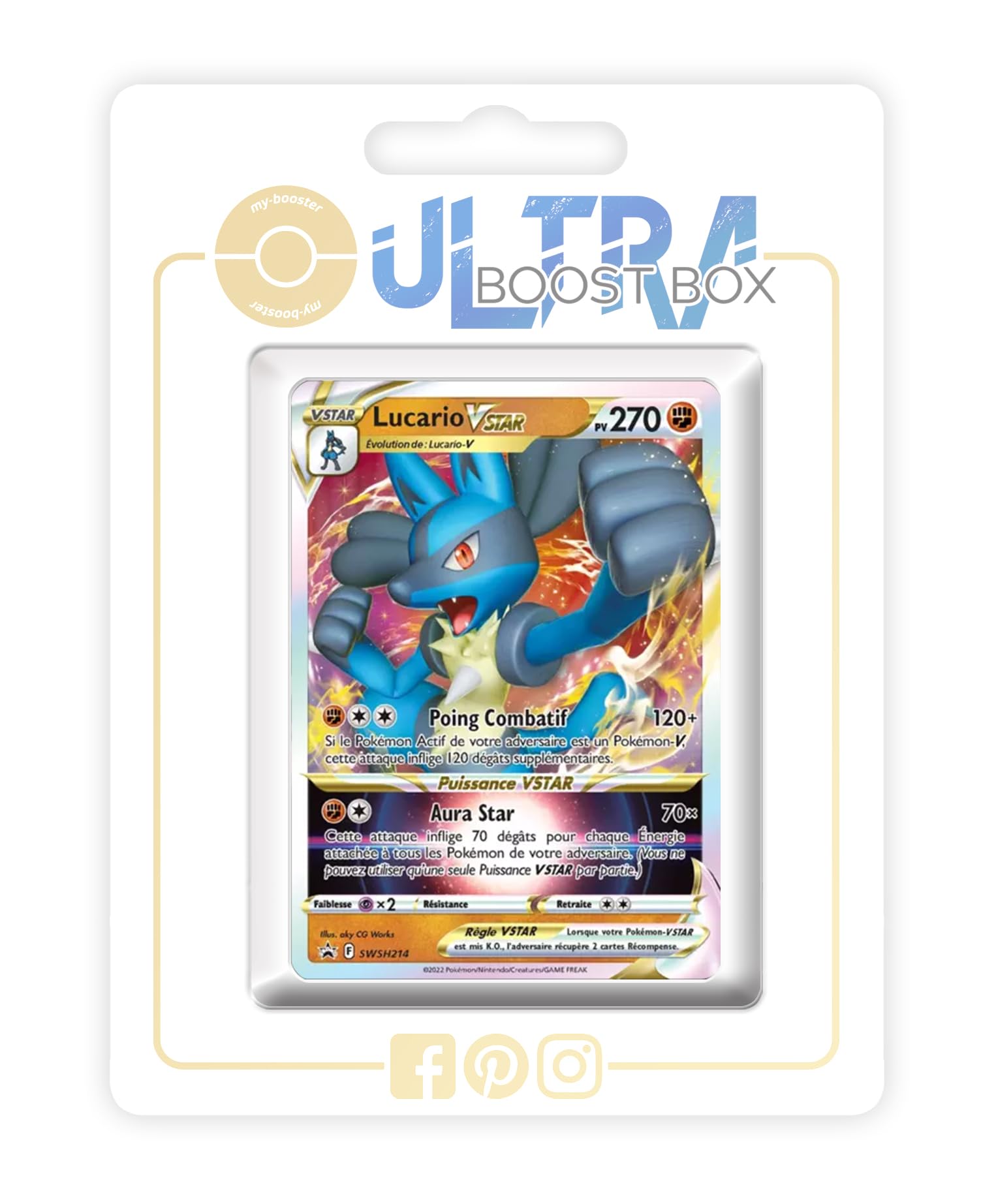 CARTE POKÉMON LUCARIO Vstar SWSH291 Promo scellé EB12.5 Zénith Suprême FR NEUF EUR 4,00