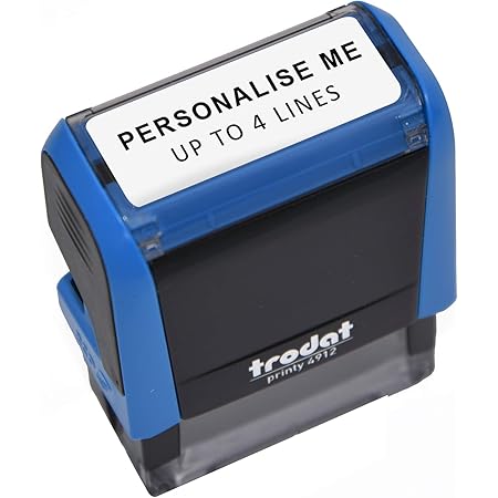 Trodat Blue Printy 4912 Personalised Custo Office, Business And - View #10