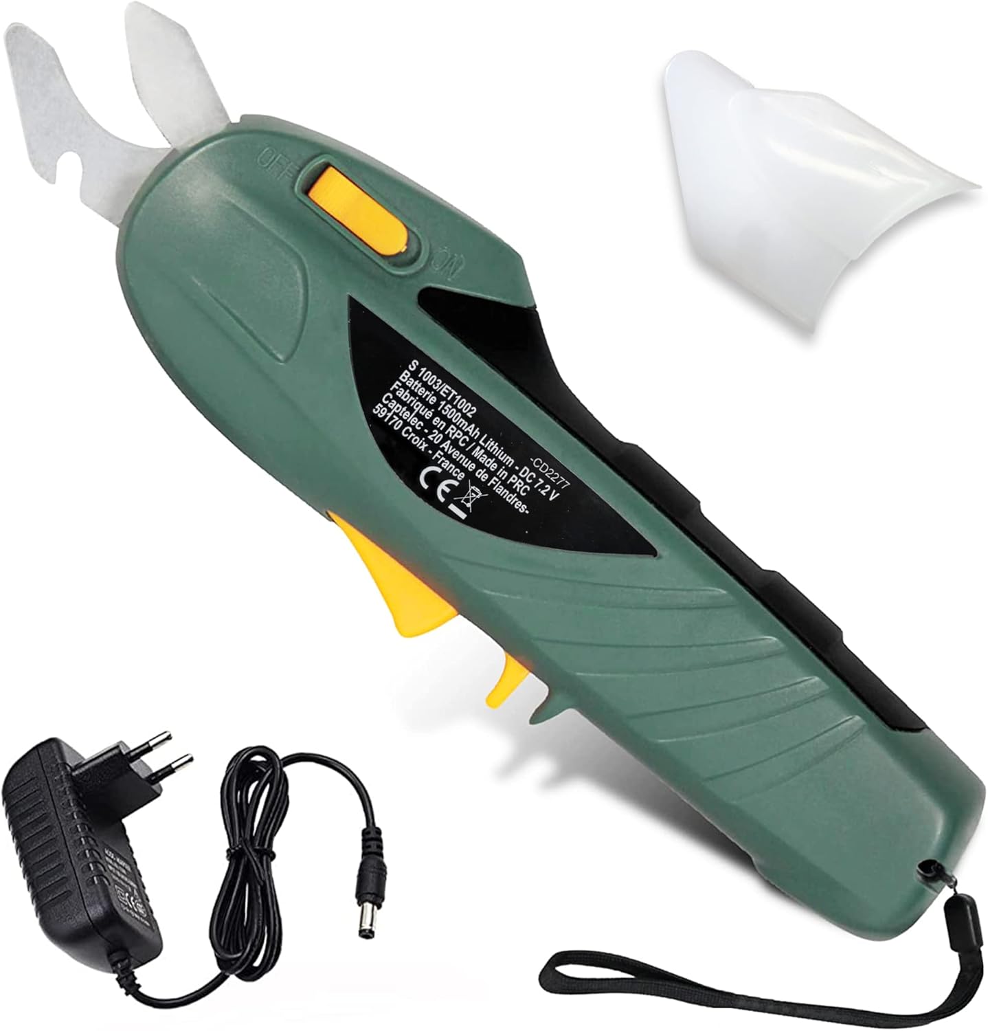 Cesoie Elettriche A Batteria 2 In 1 - Tagliasiepi E Erba Per Giardino - Foto 4