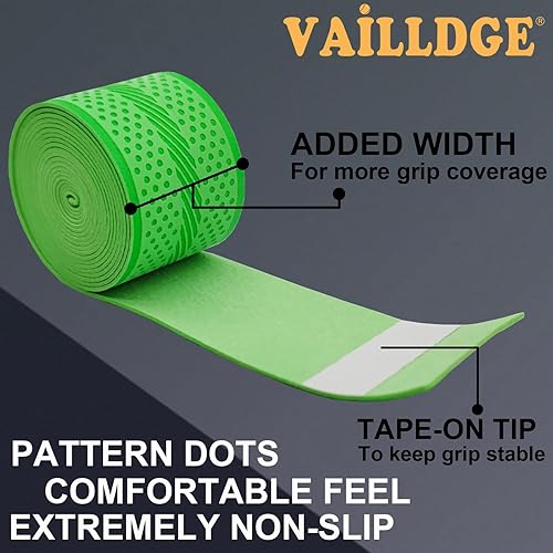 Miniatura 2 de Cinta de agarre para raqueta de tenis, cinta de agarre de puntos con patrón que absorbe el sudor, agarre antideslizante para raqueta de tenis,