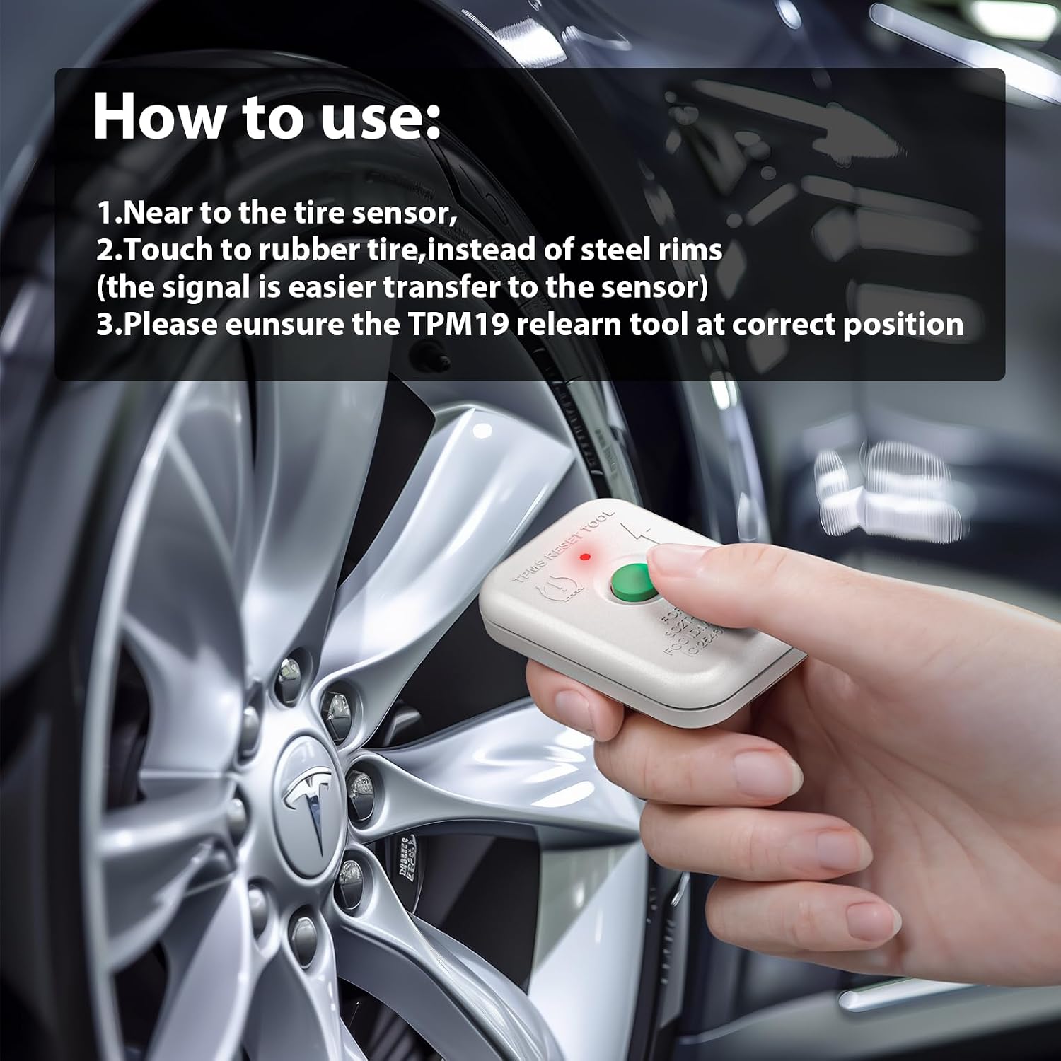 VXDAS TPMS Reset Relearn Tool TPMS19 for Ford Tire Sensor Pressure Monitor Activation Tool Compatible for Ford, Lincoln, Mercury - 2026 Edition (8C2Z-1A203-A)