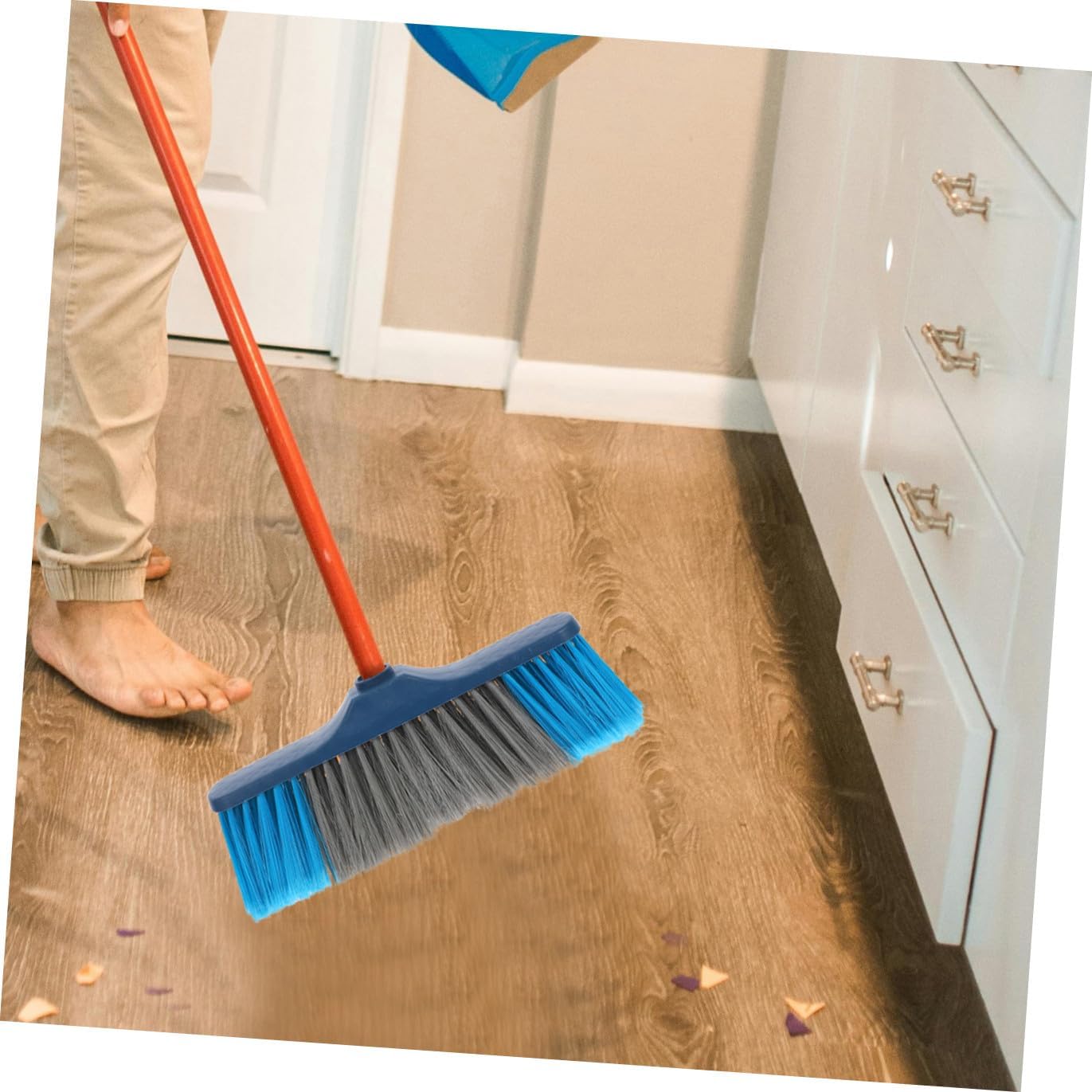 Broom Head Accessories Sweep Brush Wire Broom Head Replacement for Sweeper for Hard Bristle Cleaning