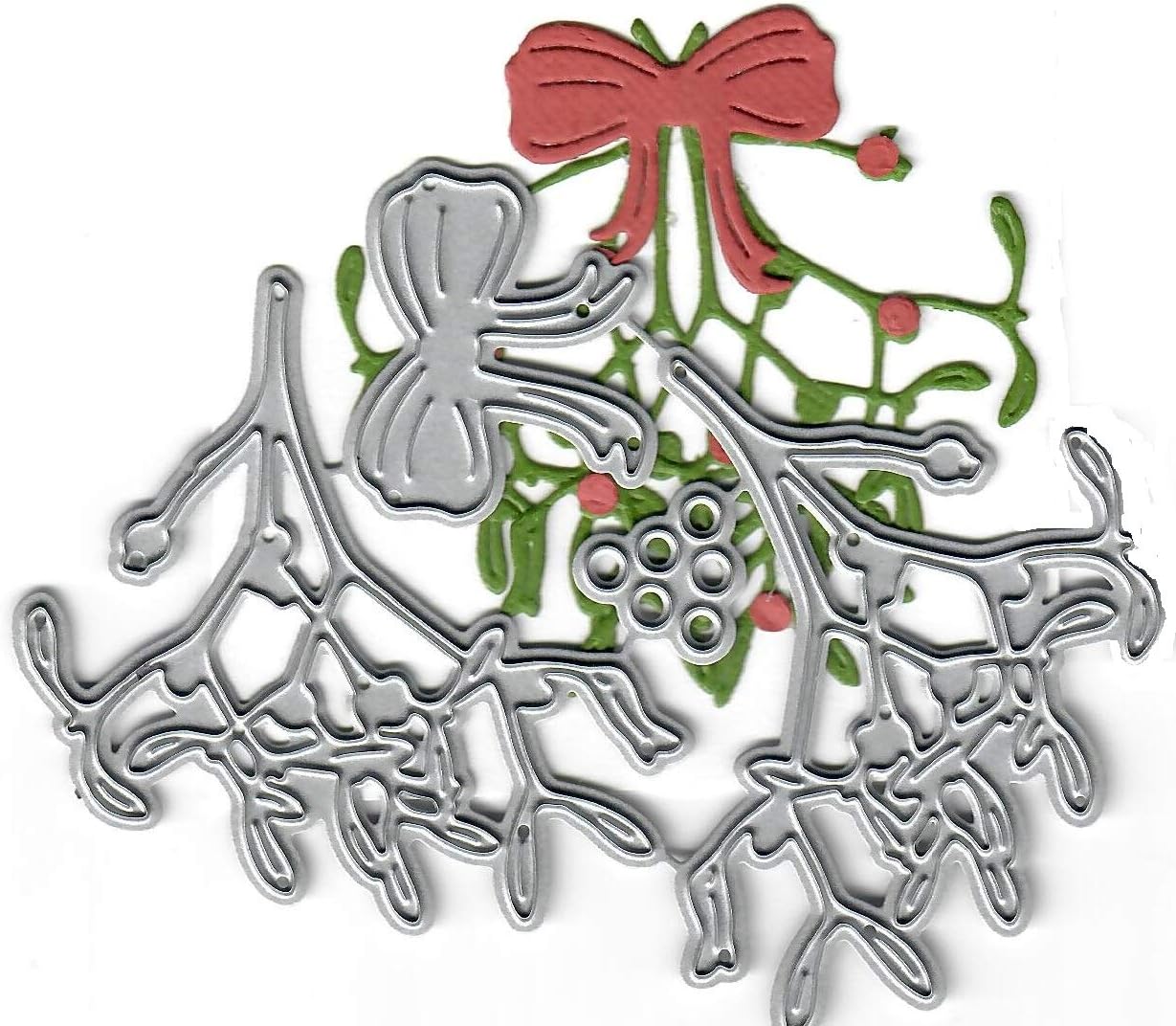 Dies to die for Metal Craft Cutting die - Mistletoe - Christmas kiss