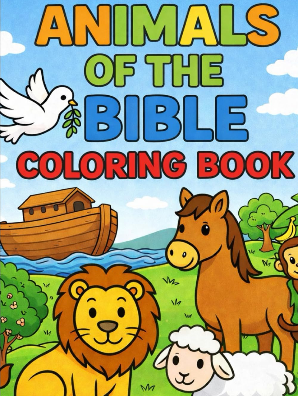 Animals of the Bible: Coloring Book