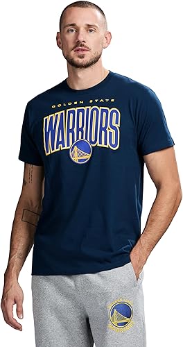 GAME 7 Camiseta de algodón de manga corta con licencia oficial de la NBA para hombre, ligera, clásica, cuello redondo