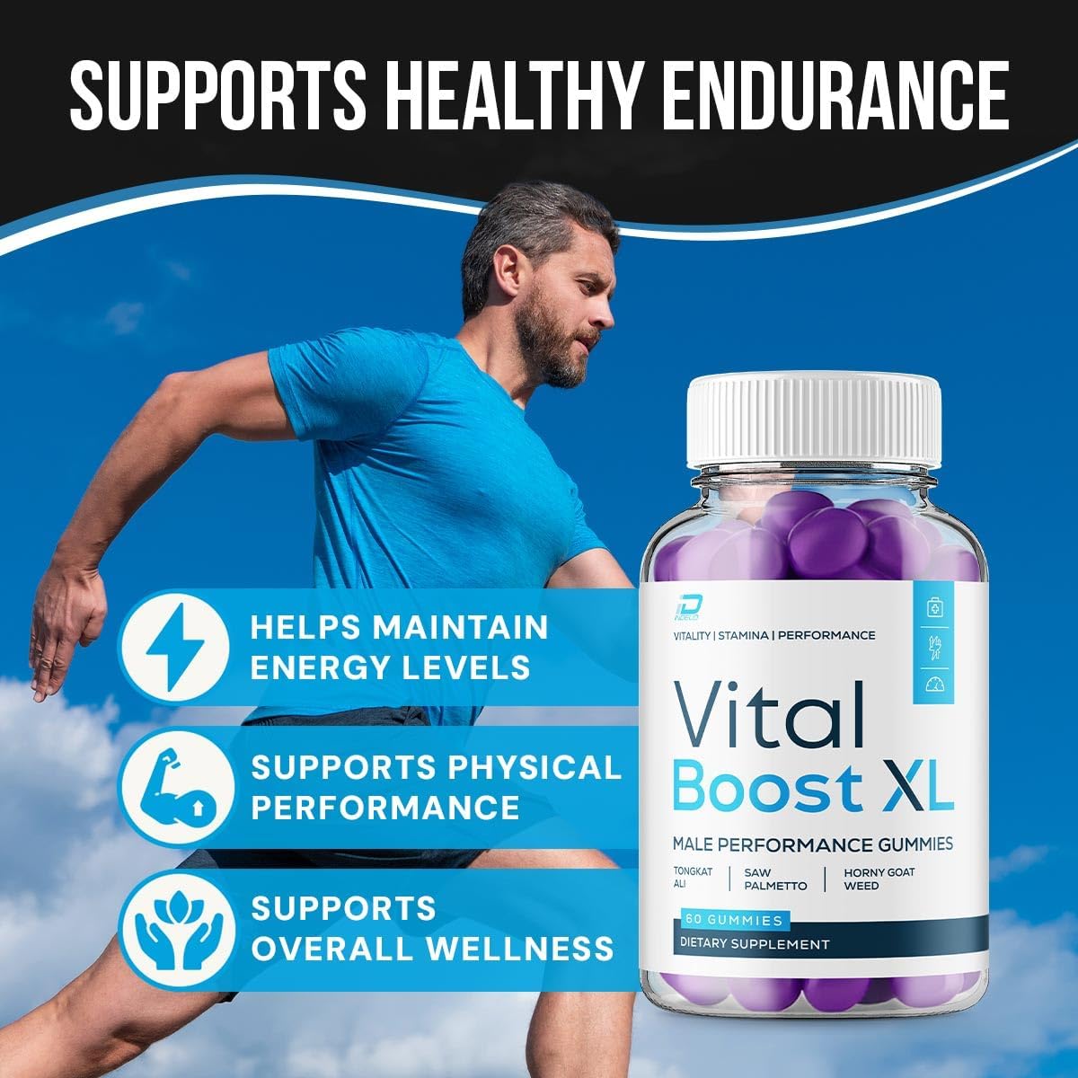 Vital Boost XL Multivitamin Gummies – VitalBoost XL Gummy Advanced Natural Support (1 Pack – 60 Gummies) - Image 4