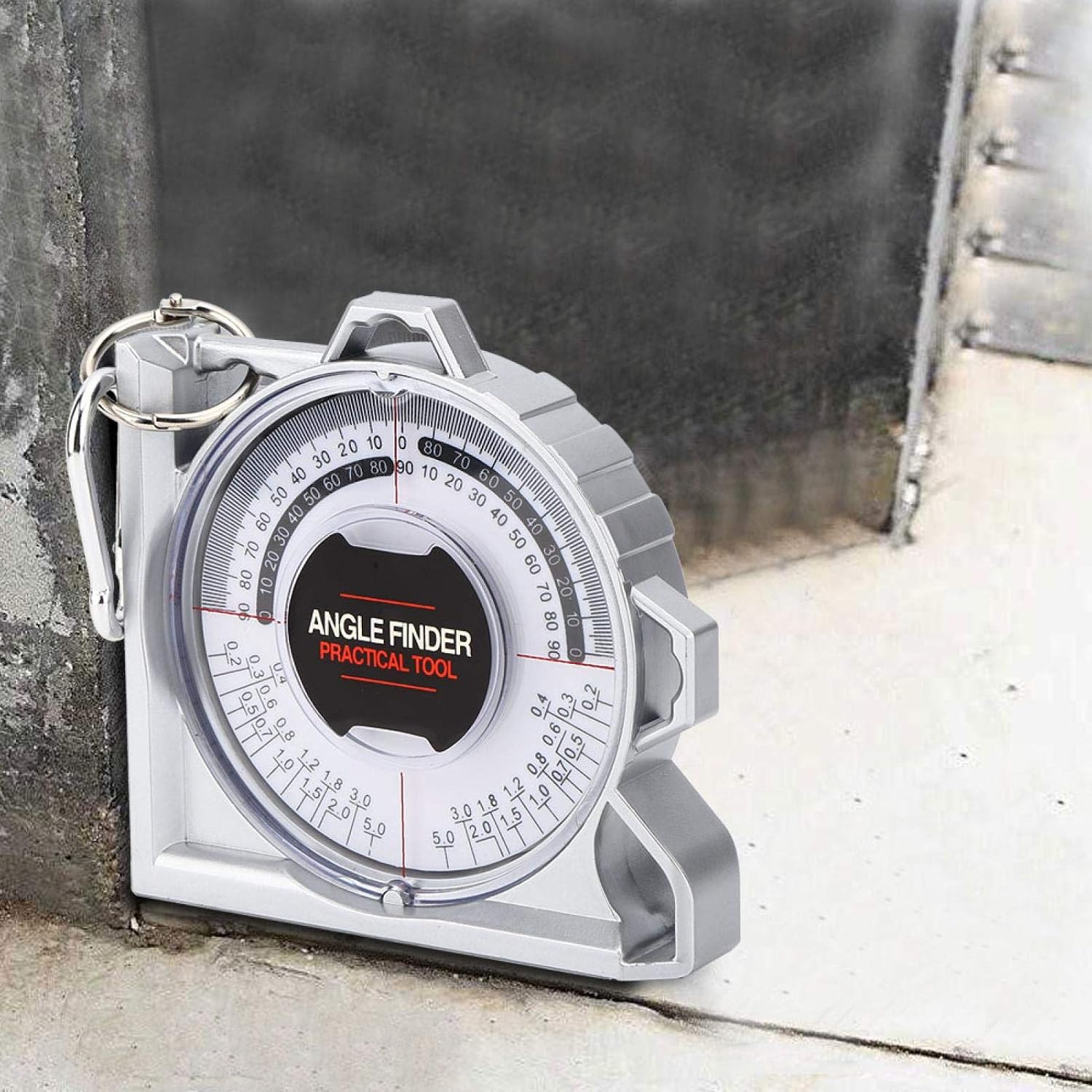 Magnetic Angle Finder Angle Locator Multifunctional Protractor Pitch & Slope Locator Inclinometer for Interior Decoration