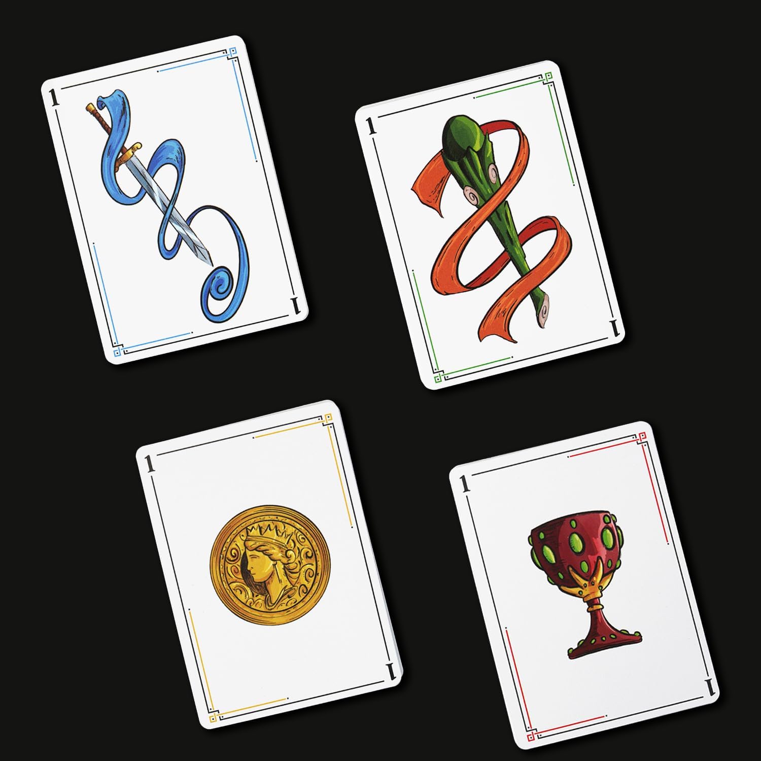 Naipes Playing Cards, Plastic, Textured, and Flexible Deck of 50 Spanish Naipes (Shuffler Friendly) (1)