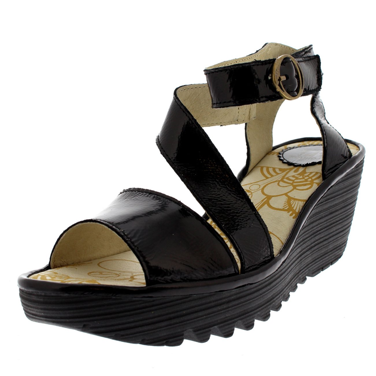 Fly London Yesk Women's Ankle Strap Wedge Sandals