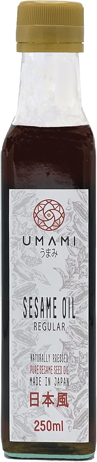 Umami Aceite de sésamo tostado regular hecho en Japón 250 ml