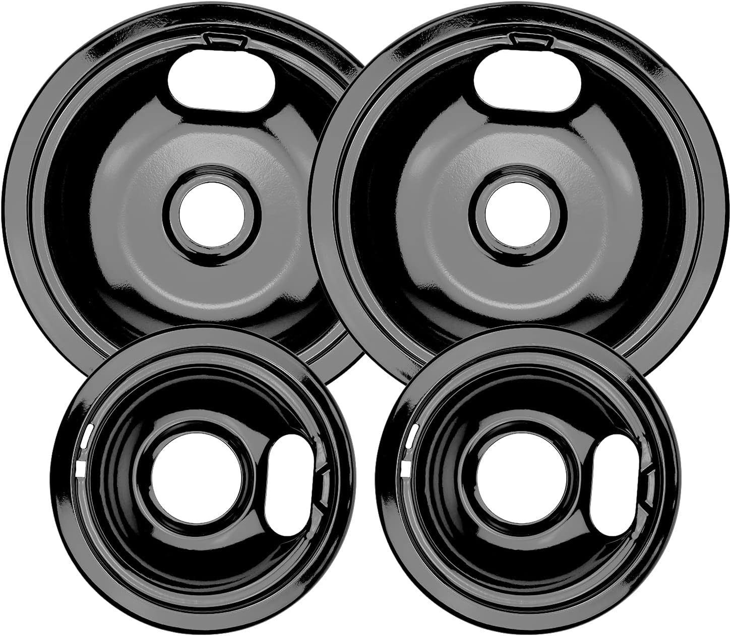 W10290350 and W10290353 Porcelain Burner Drip Pans