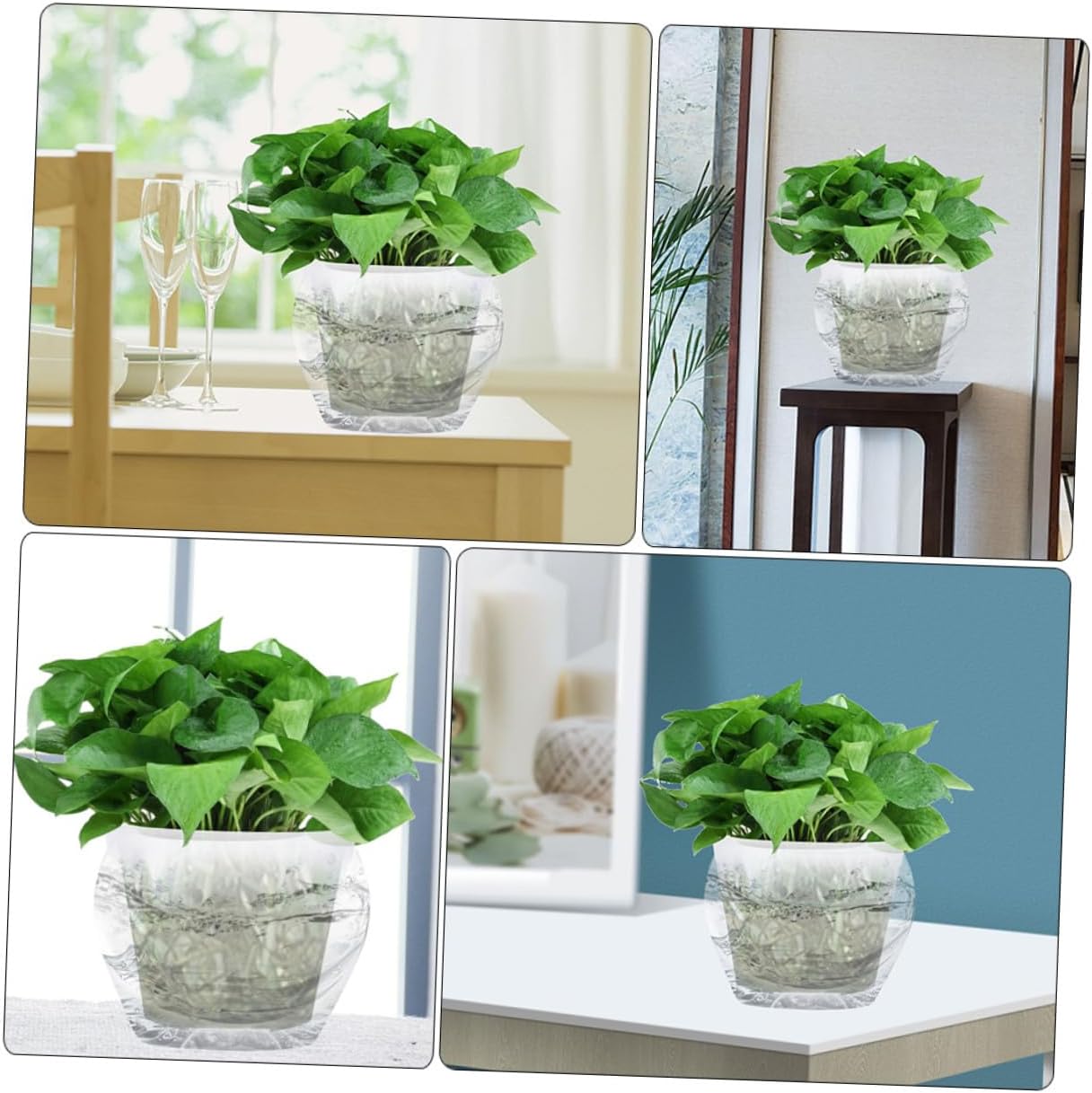 Toddmomy 12pcs Nursery Planter Pots Indoor Small Planting Pots with Drainage Holes 18cm Diameter Plastic Seedling for Home Gardening