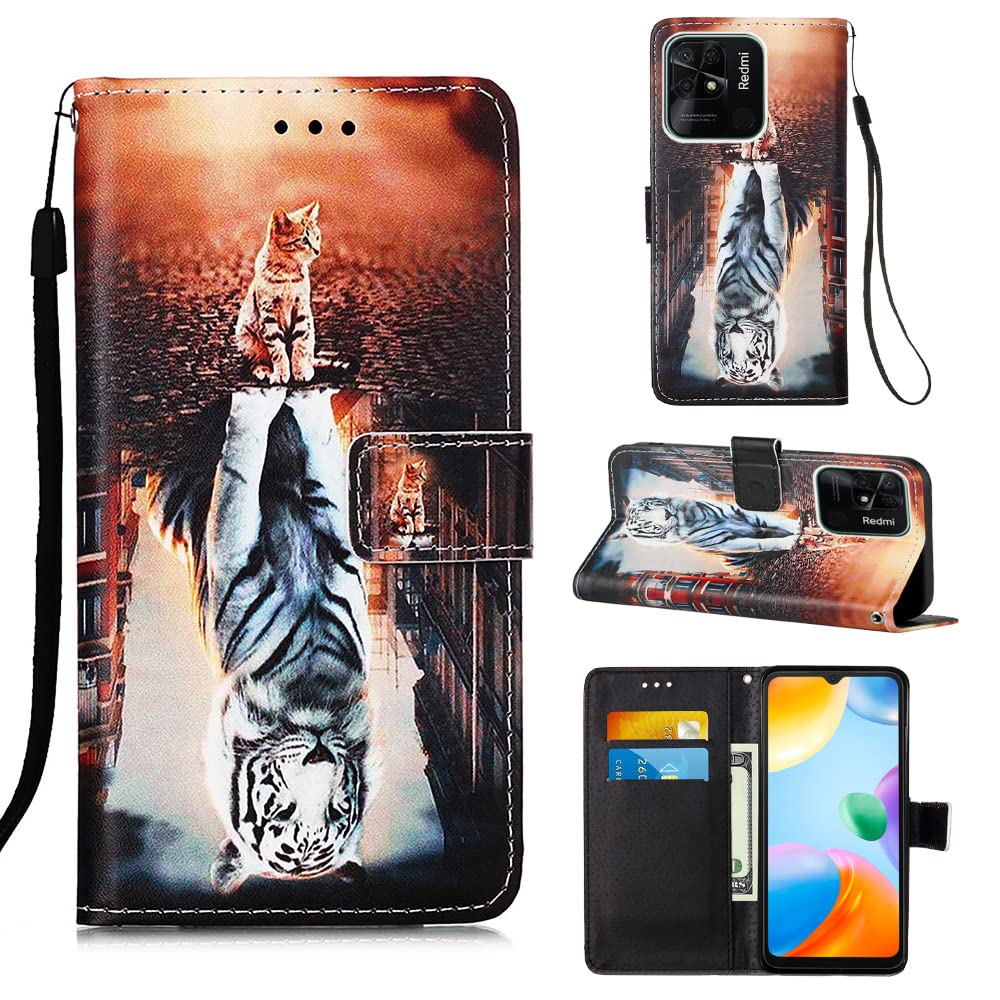 Cover per Xiaomi Redmi 10C a Libro Custodia Flip Magnetica