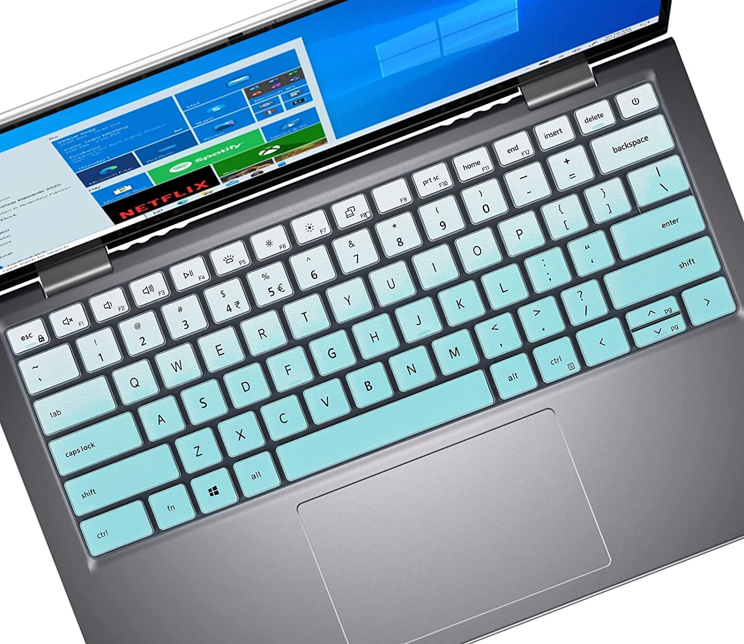 Laprite Keyboard Cover for Dell Inspiron 14 5410 5415 5418, Inspiron 14 7000 7415 2-in-1 14 inch, Inspiron 13 5310 13.3", Dell Latitude 3320 3420 14"[NOT Fit Dell Latitude 14 5410], Gradient Mint (B09LYLHQ5W) Amazon Price History, Amazon Price Tracker
