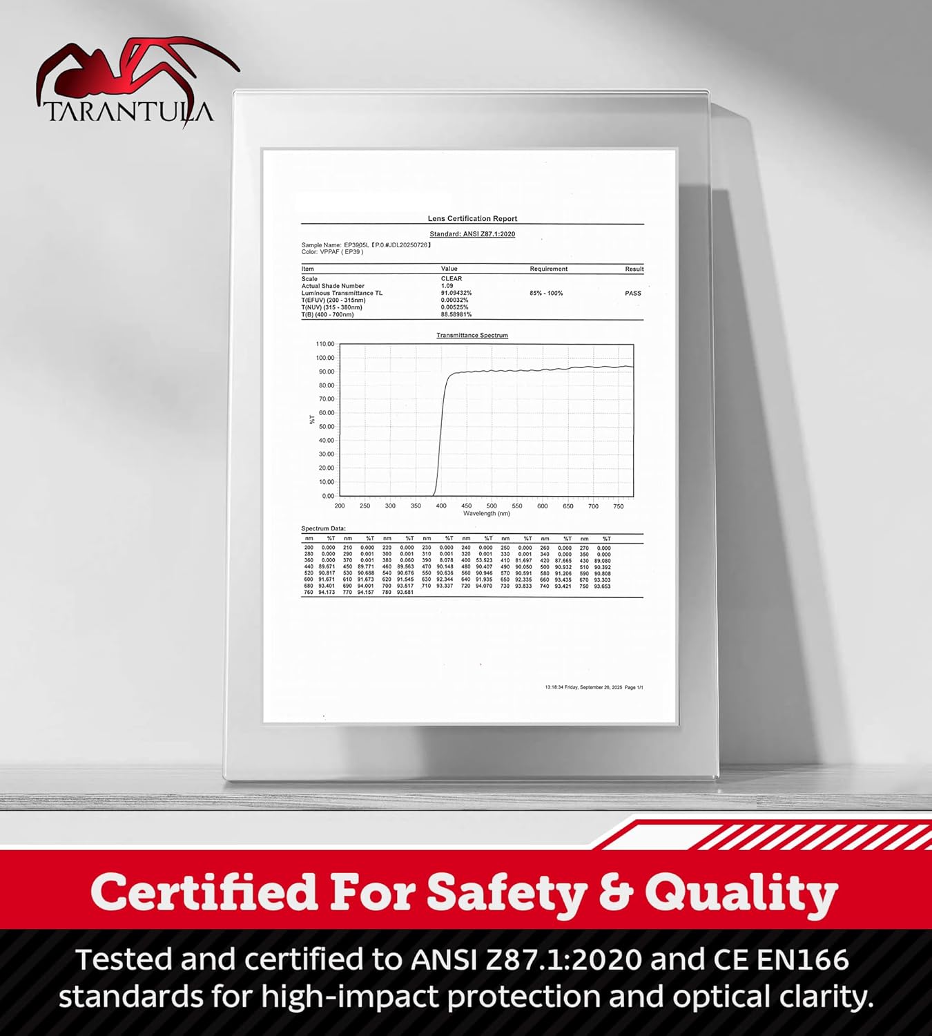 Tarantula ANSI Z87+ Safety Glasses Over Eyeglasses for Men & Women, Anti-Scratch Lenses, Side Shields, Adjustable Anti-Slip Temples, UV Protective Eyewear - Image 8