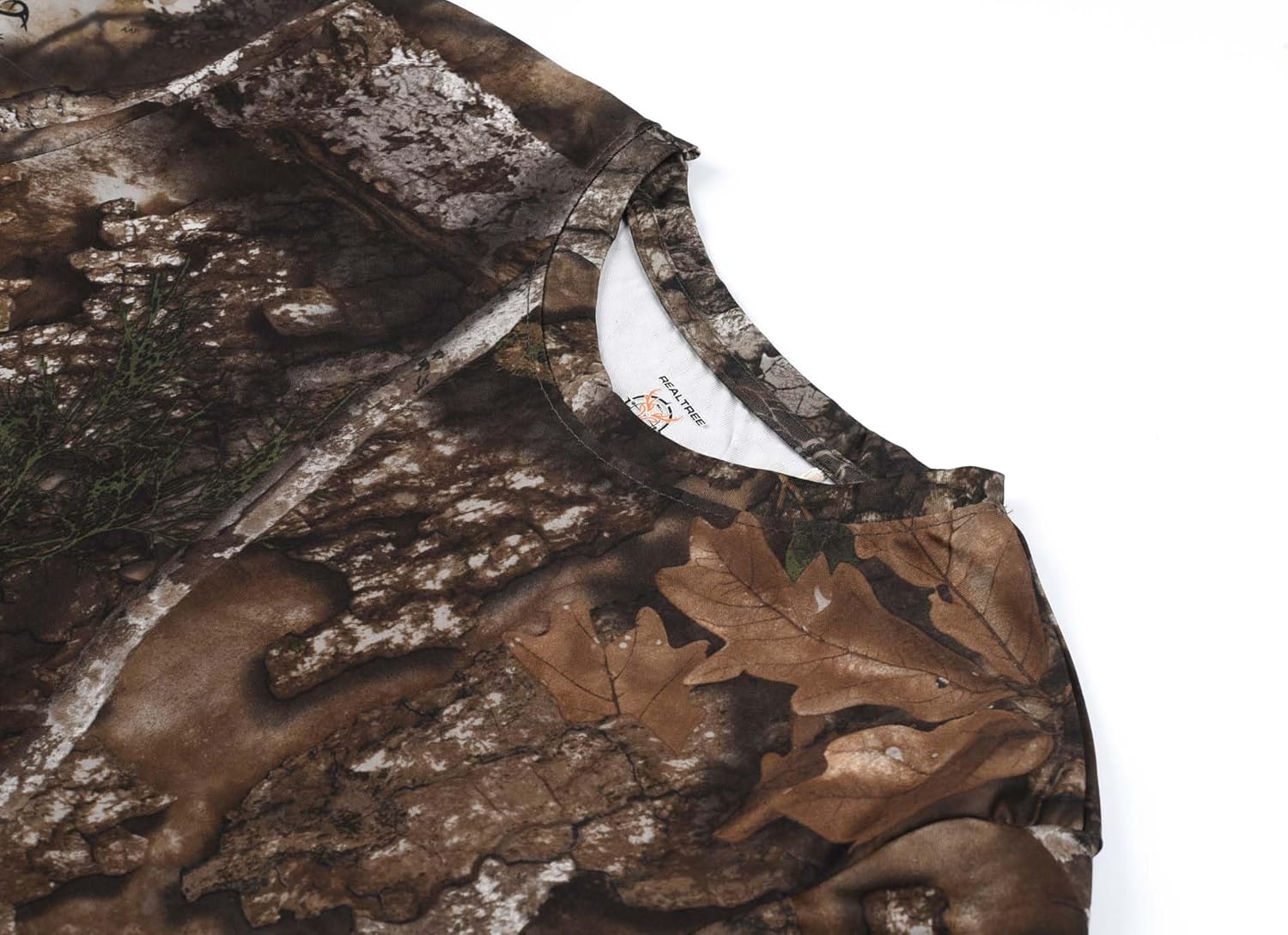 Authentic Realtree Camouflage Short Sleeve Polye Tee - Scent Control & Moisture Wicking UPF 30 | Unisex Adult Crewneck Shirt - Image 5