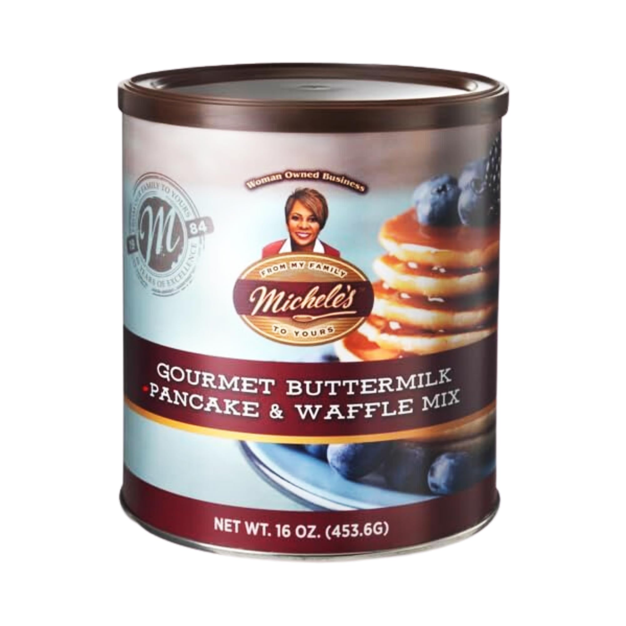 Michele’s Gourmet Buttermilk Waffle and Pancake Mix, 16 oz | Perfect for Mini Pancakes | Just Add Water for Fluffy Pancakes & Waffles | Ideal Gift for